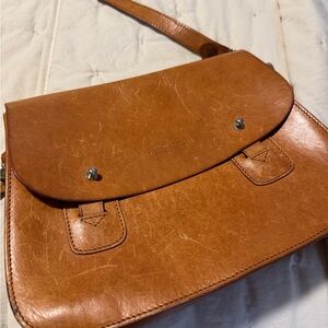 Brown Leather Crossbody Bag